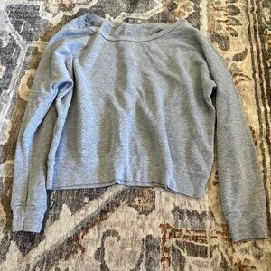 rubbish gray sweater
